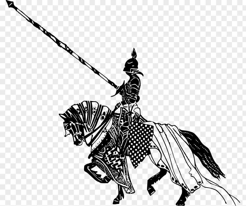 Knight Black Clip Art PNG