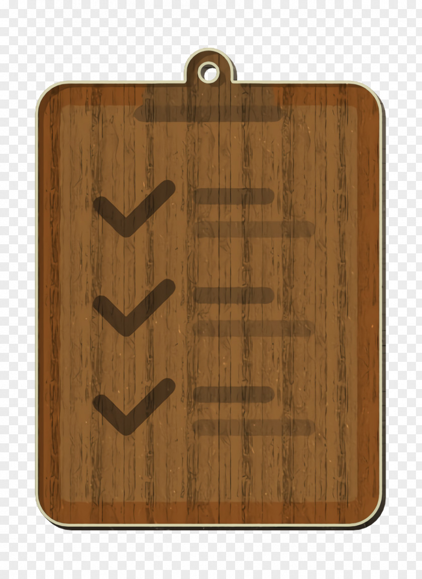 Plank Hardwood Management Icon Notepad Check Mark PNG