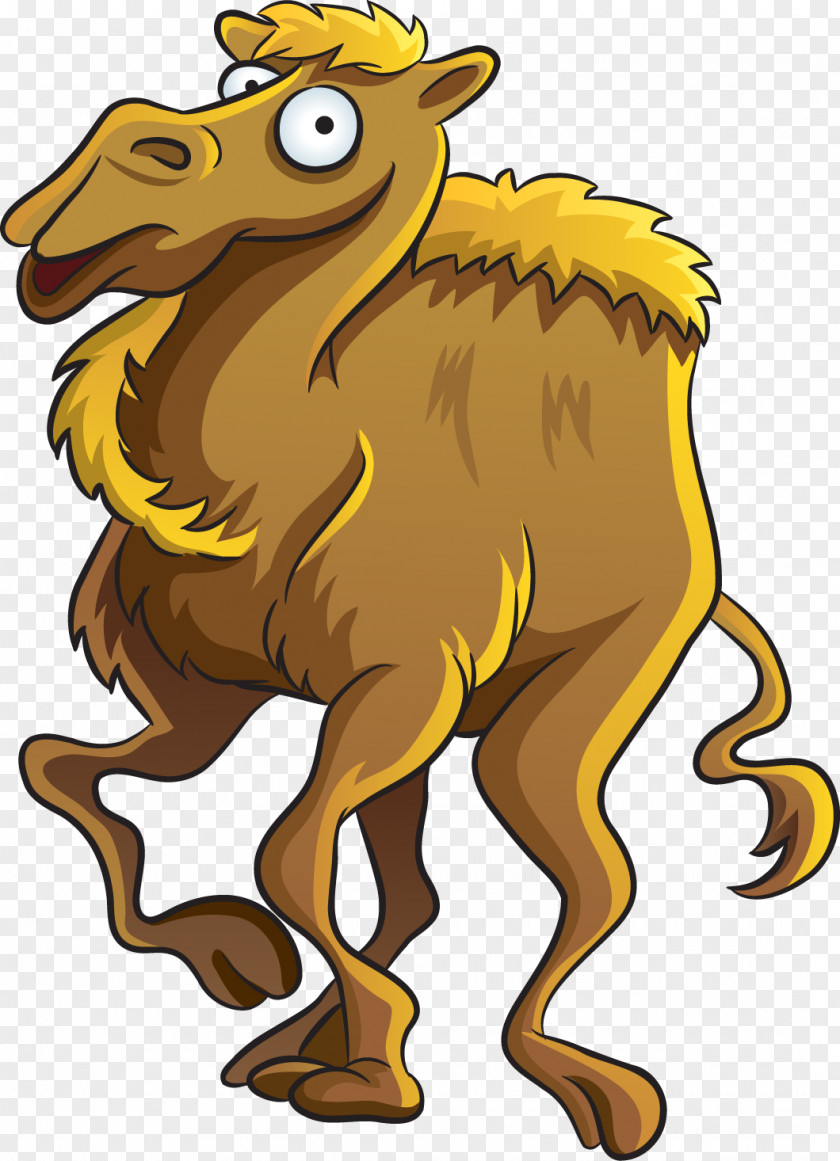 Vector Painted Camel Cartoon Royalty-free Clip Art PNG