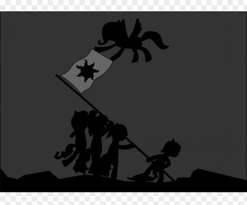 Iwo Jima Black Silhouette Shadow Desktop Wallpaper Angle PNG