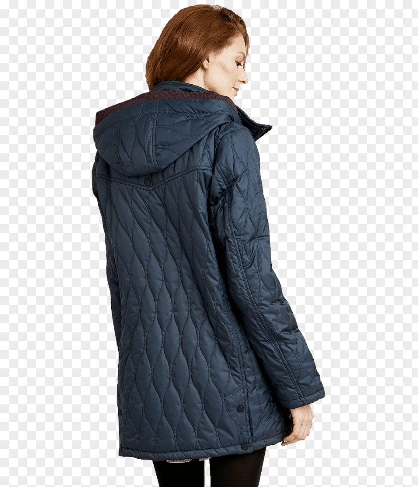 White Quilted Jacket With Hood Coat T-shirt Clothing Dungarees PNG