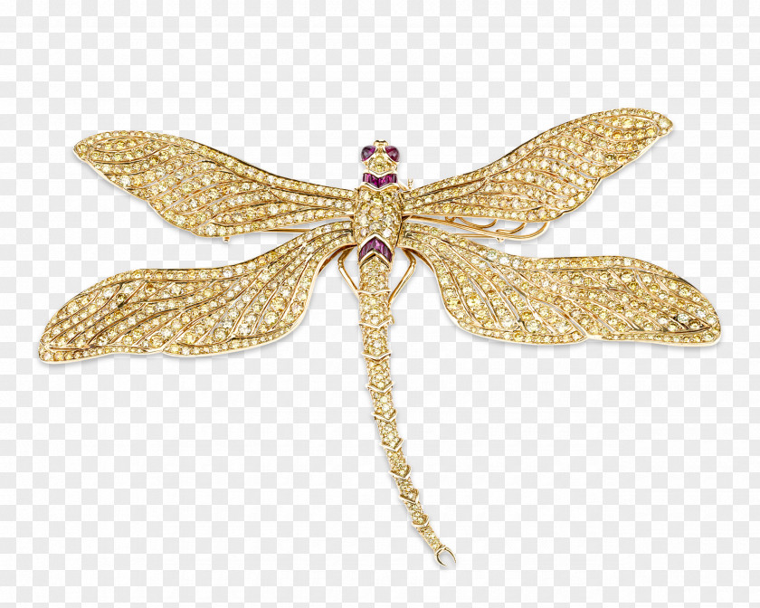 Yellow Diamond Flyer Brooch Color Jewellery Gold PNG
