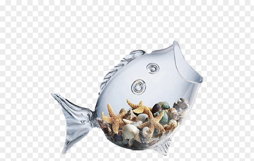 Cartoon Fish Tank Goldfish Aquarium Christmas Decoration PNG
