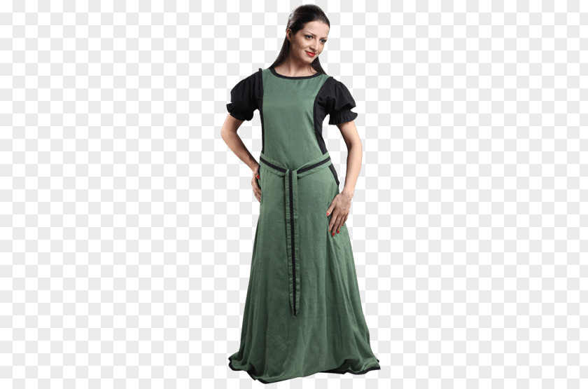 Dress Middle Ages Gown Costume English Medieval Clothing PNG