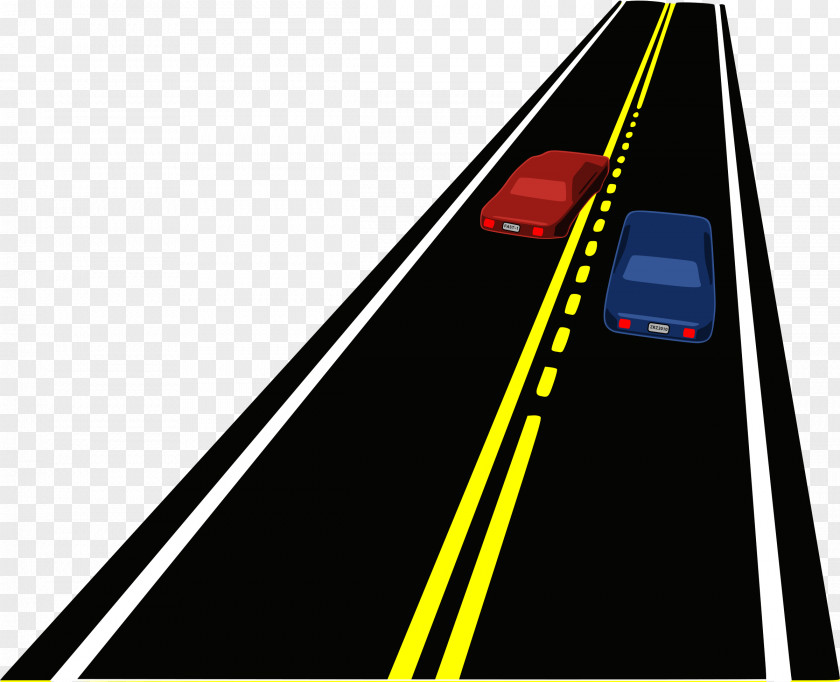 Road Car Overtaking Clip Art PNG