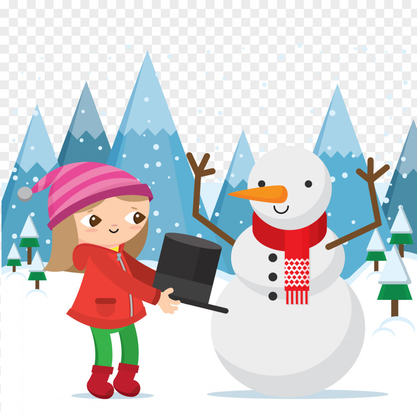 Snow Illustration Devarc Mall Snowman Euclidean Vector Iceberg SnowWorld PNG