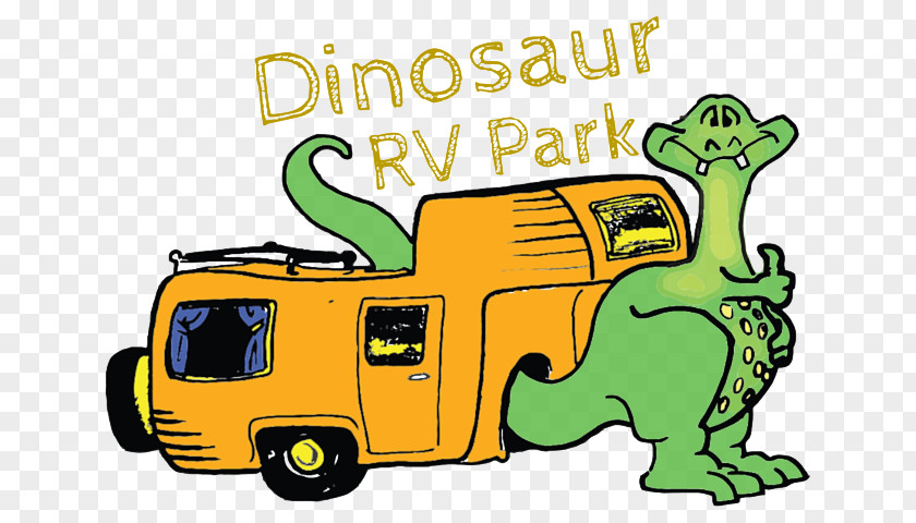 Trailer Park Car Dinosaur RV Clip Art Campervans Campsite PNG