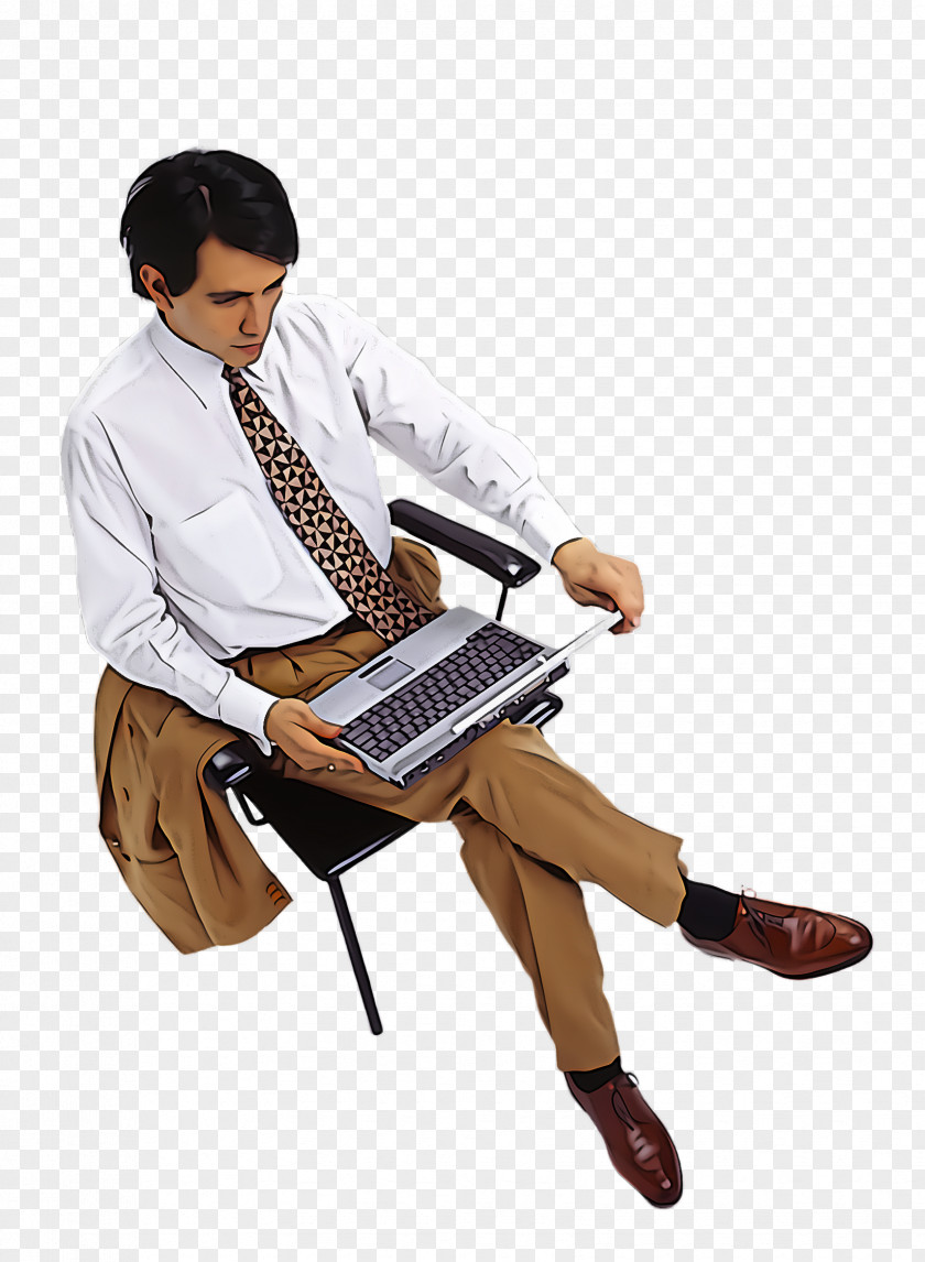 Business Job Sitting Technology Laptop Electronic Instrument Office Equipment PNG