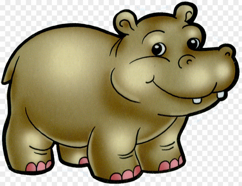 Cartoon Hippo Hippopotamus Clip Art PNG