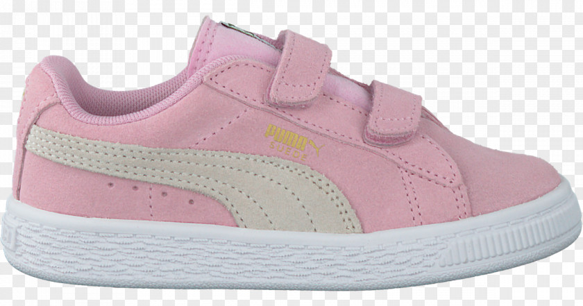 New Puma Shoes For Women Pink Sports Suede Ps Kids' 2 Straps PNG
