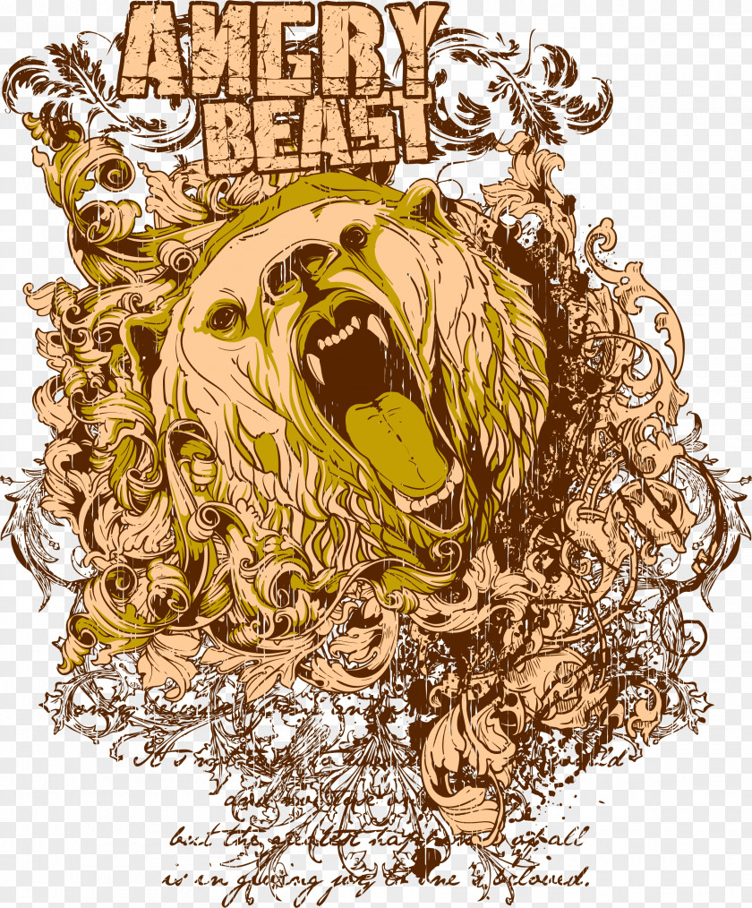 Big Mouth Orangutan Printing Chewbacca Anakin Skywalker Bear Illustration PNG