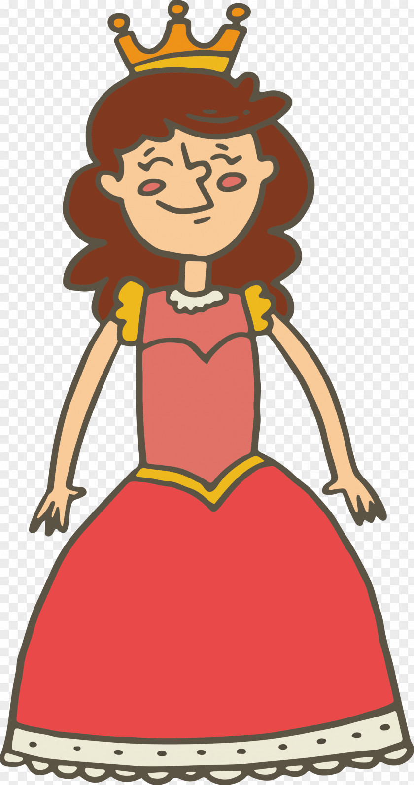 Cartoon Princess Fairy Tale Illustration PNG