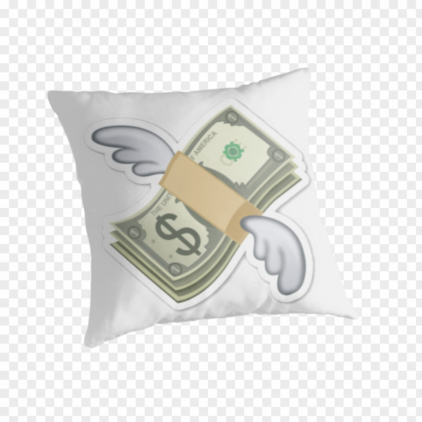 Emoji Money Bag Sticker Flying Cash PNG
