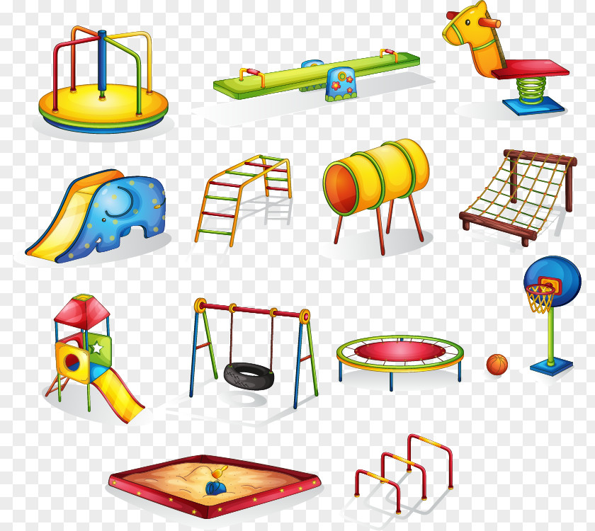 Cartoon Toys Children's Play Facilities Playground Clip Art PNG