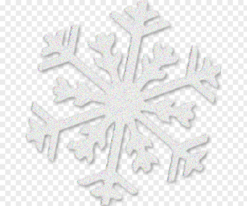 Christmas Snowflake Material PNG