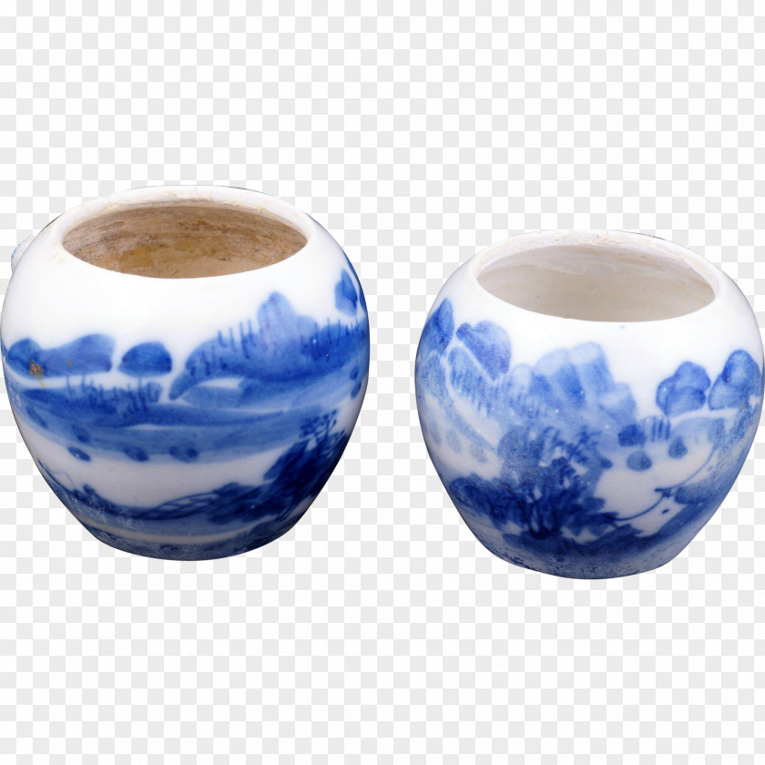 Cup Porcelain Blue And White Pottery Ceramic Birdcage PNG