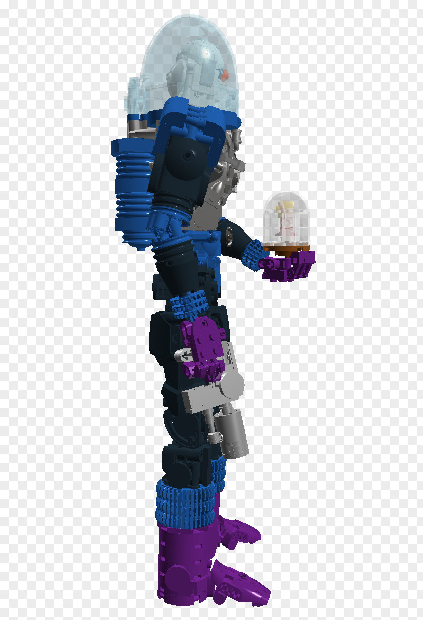 Mr. Freeze Robot Plastic PNG