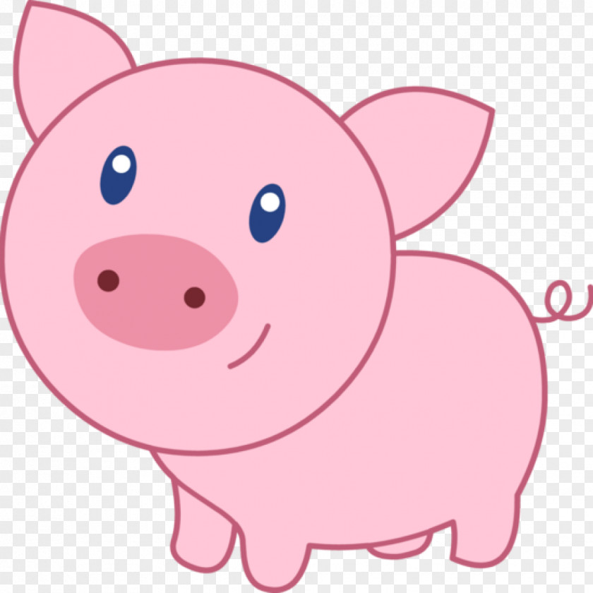 Pig Domestic Vector Graphics Drawing Image PNG