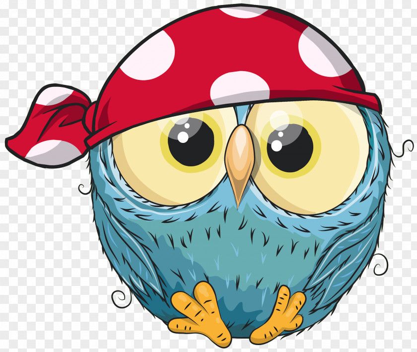 Bird Of Prey Owl Cartoon Clip Art PNG
