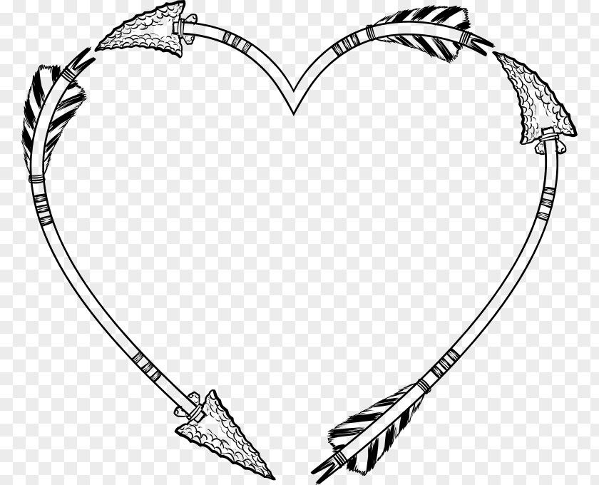 Heart Picture Frames Arrow Clip Art PNG
