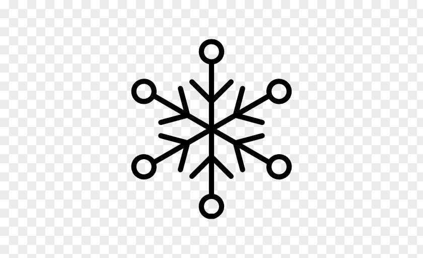 Snowflake Icon Design PNG
