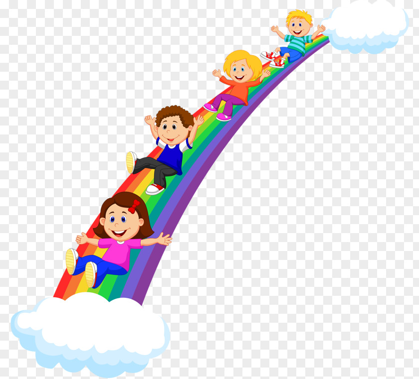 Cartoon Rainbow Child Royalty-free Clip Art PNG