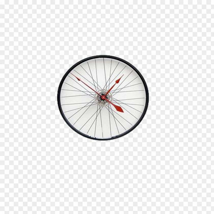 Creative Clock U015aciana Bicycle Wheel Time PNG