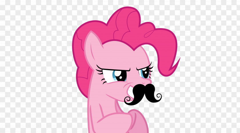 Moustache Pinkie Pie Rarity Pony Rainbow Dash PNG
