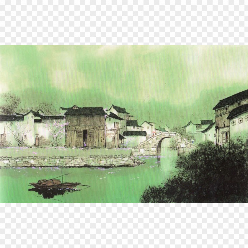 Painting Watercolor Water Resources Green PNG