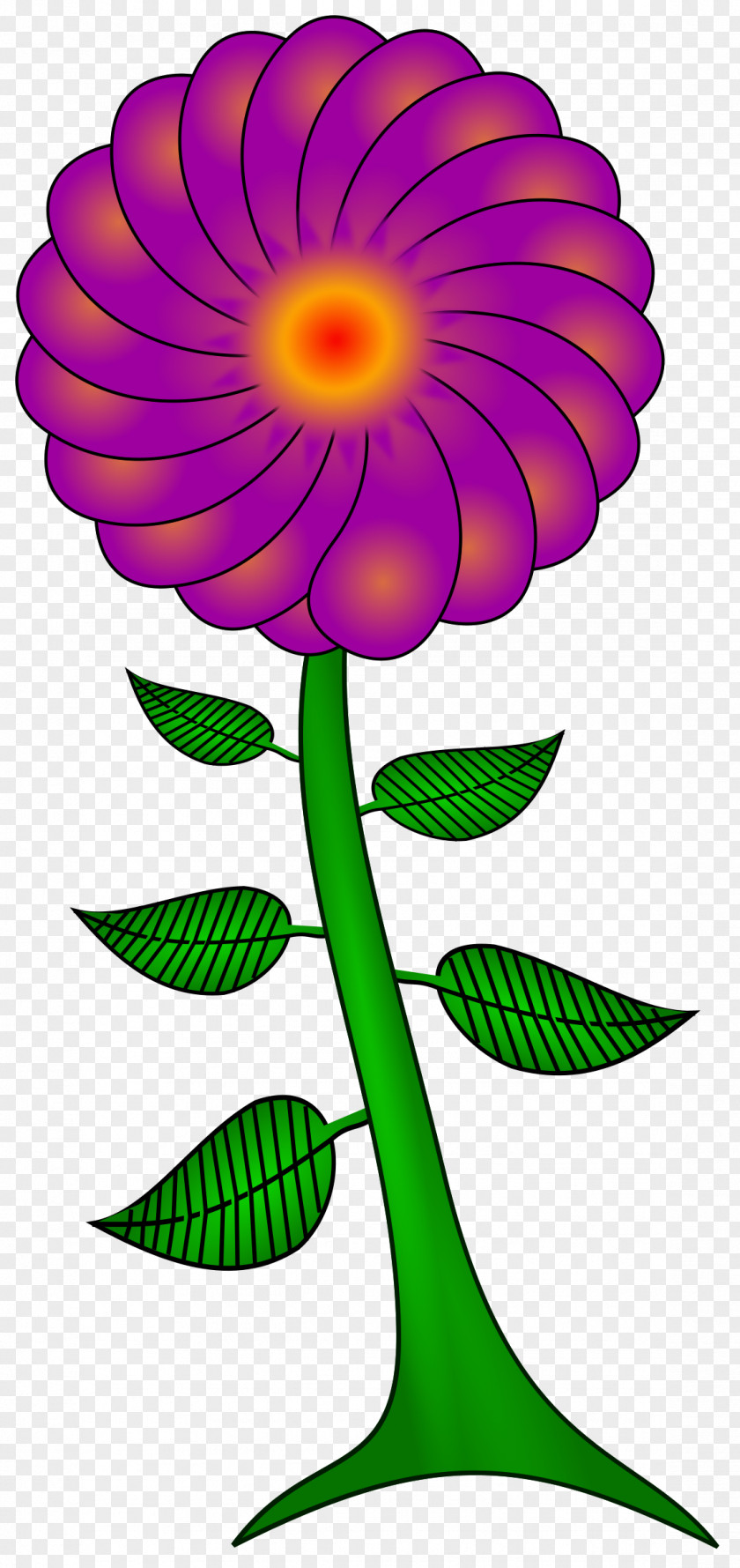 Paisley Flower Clip Art PNG