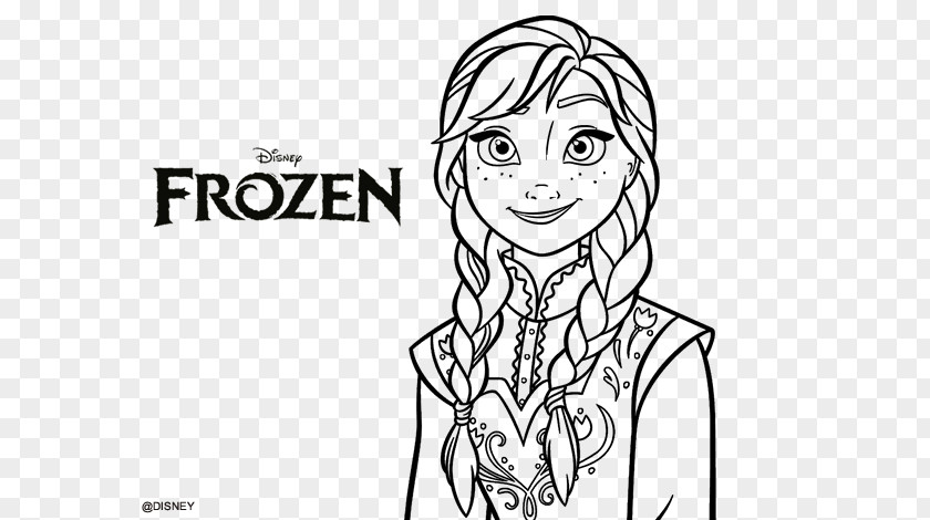 Anna Elsa Olaf Coloring Book Christmas Pages PNG