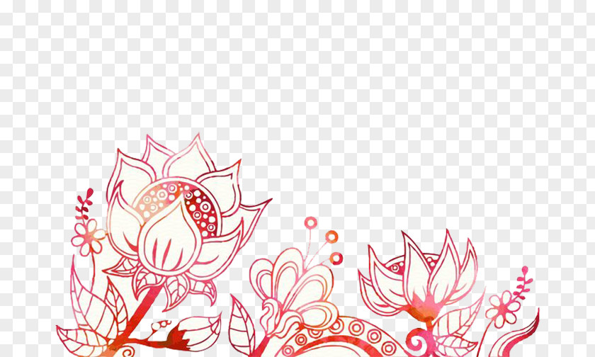 Chinese Style Lotus Mud Bohemianism Boho-chic Clip Art PNG