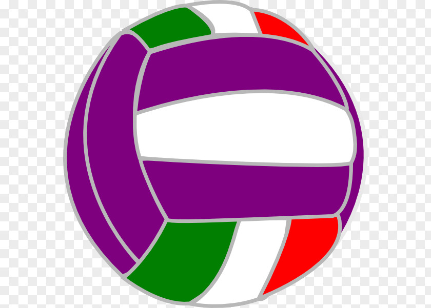 Volleyball Beach Color Clip Art PNG