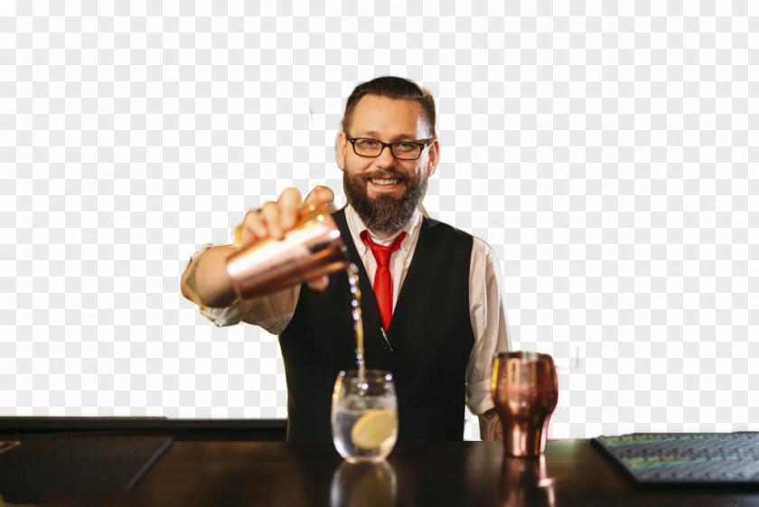 A Man Who Drinks Cocktail Bartender Alcoholic Drink PNG