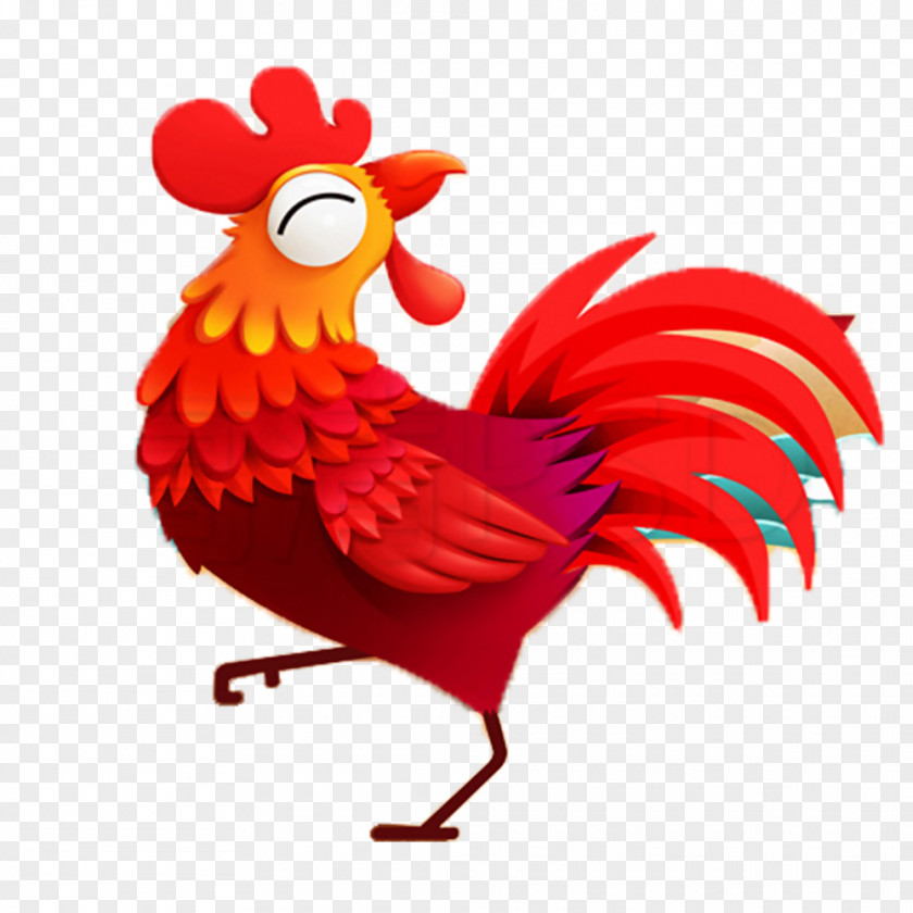 Chicken Chinese New Year Rooster Poster PNG