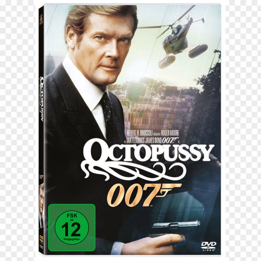 James Bond Roger Moore Octopussy Film Series PNG