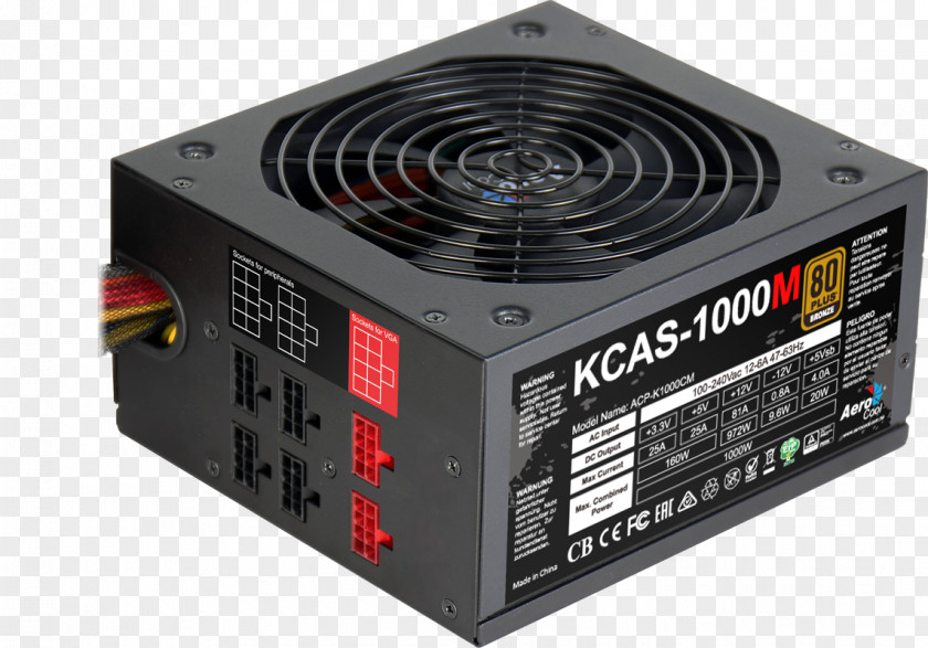 Anten Power Supply Unit Aerocool KCAS 600W 80 Plus Bronze PSU KMK0FUC11 ATX Blindleistungskompensation PNG