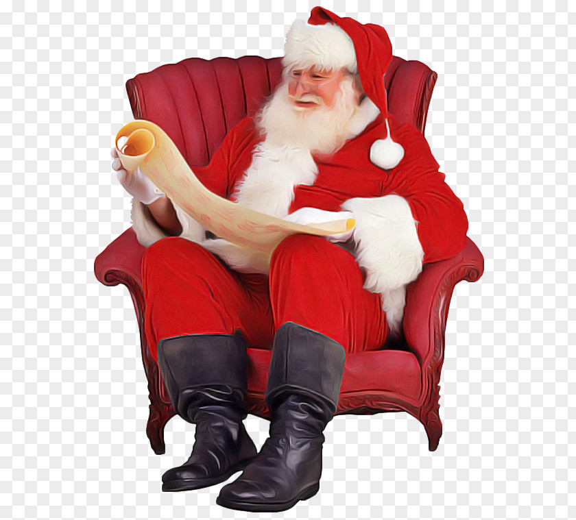 Chair Furniture Santa Claus PNG