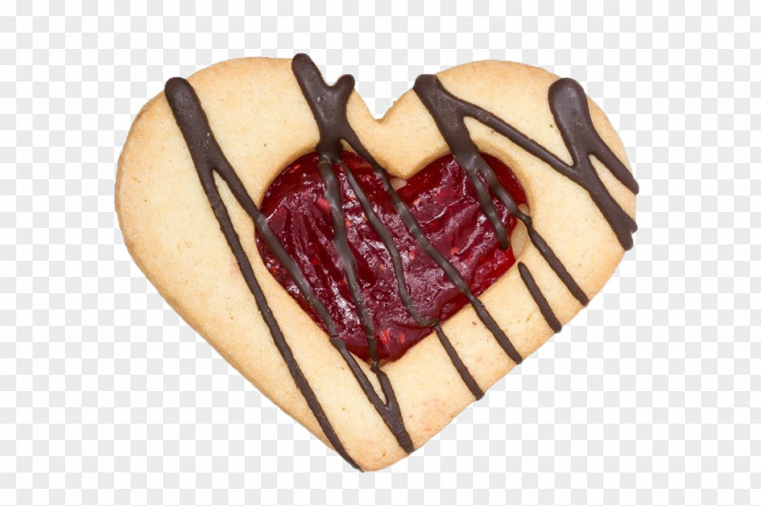 Heart-shaped Bread Chocolate Heart PNG