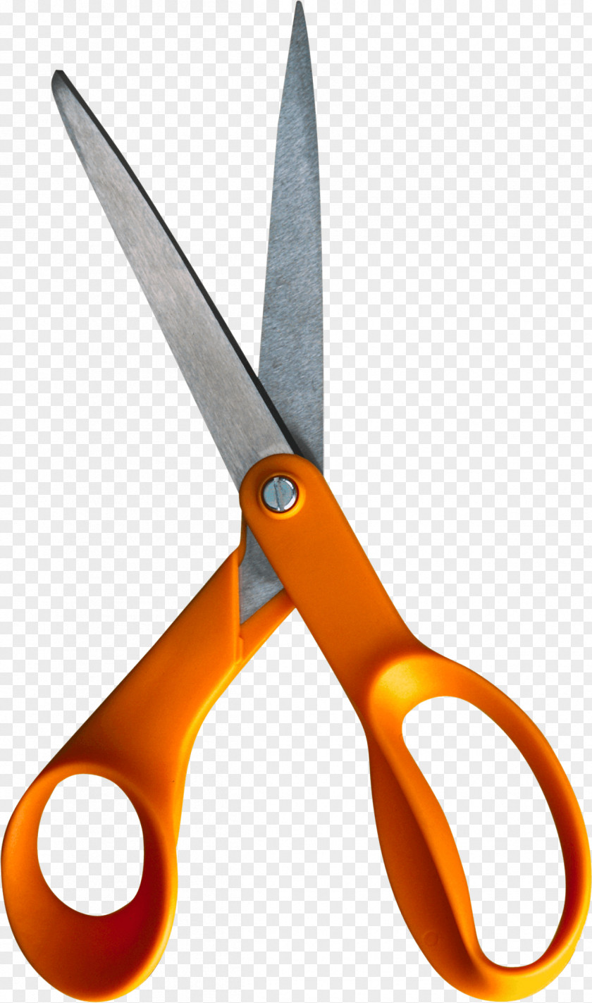 Orange Scissors Image Download Clip Art PNG