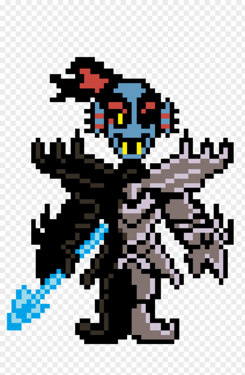 Sprite Undertale Undyne Pixel Art PNG