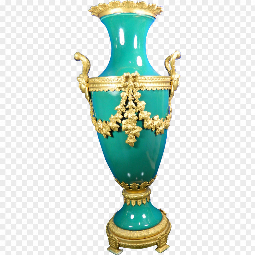Vase Urn Trophy Turquoise PNG