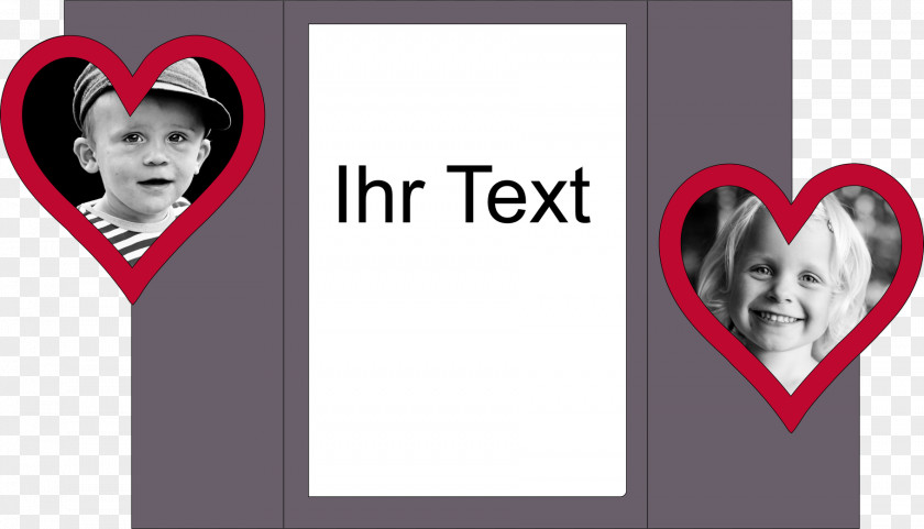 Herz Willkommen Text Logo Valentine's Day Picture Frames PNG