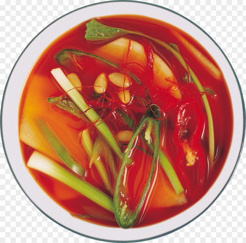 Vegetable Canh Chua Soup Tableware Garnish PNG