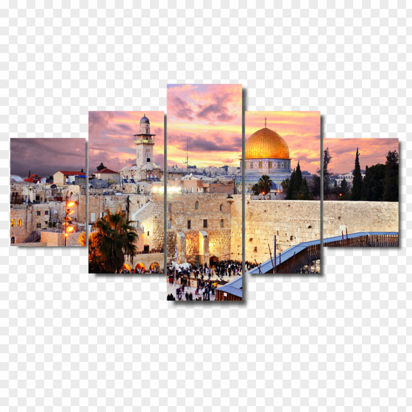 Canvas Print Jerusalem Art Painting PNG