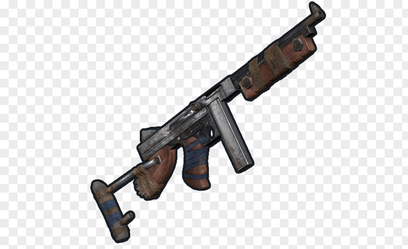 Rust Thompson Submachine Gun Weapon PNG submachine gun Weapon, weapon clipart PNG