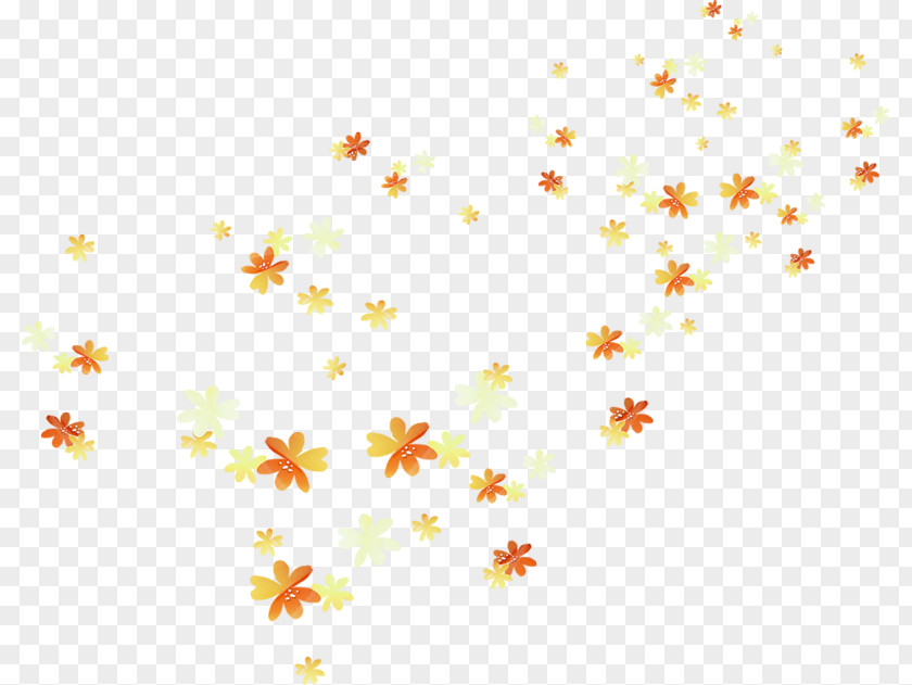 Summer Sunset Glitter Blowing Petal Flower Image Vector Graphics PNG