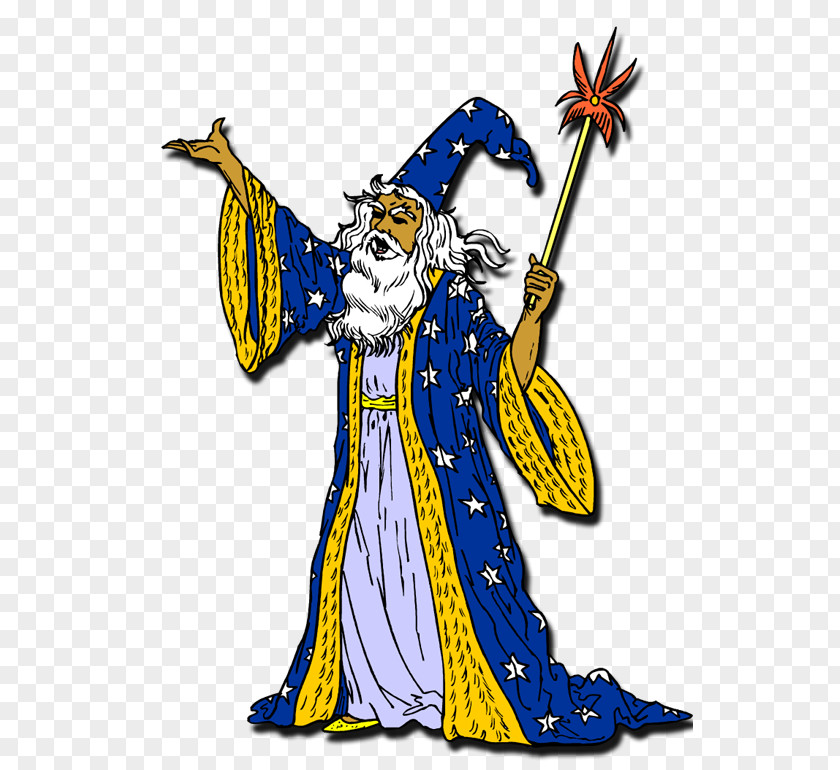 Wizard Magicka Merlin Robe Magician The Way Of PNG