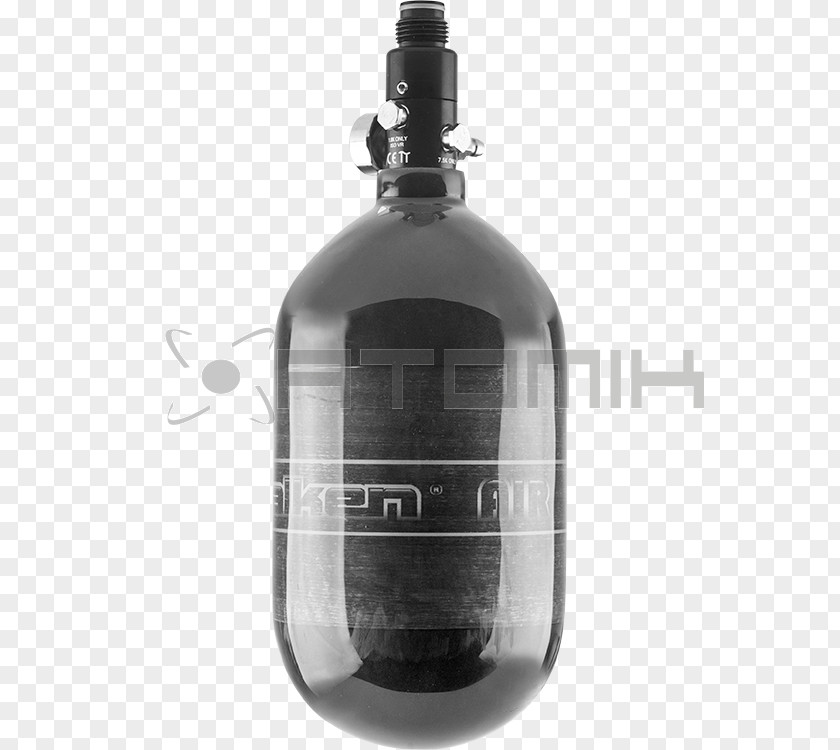 Bottle Compressed Air Paintball Glass Diving Cylinder Fiber PNG