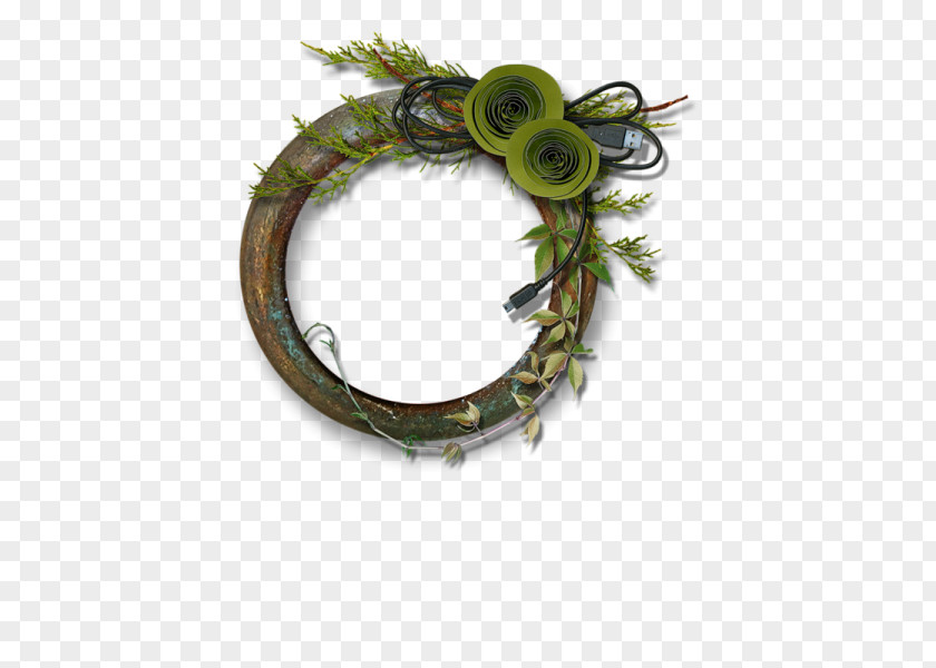 Circle Wreath Flower PNG